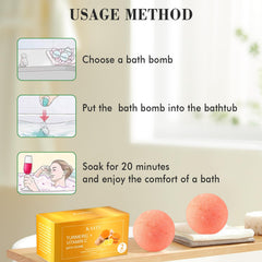 Kastu bombas de baño con aroma cítrico y aceites esenciales