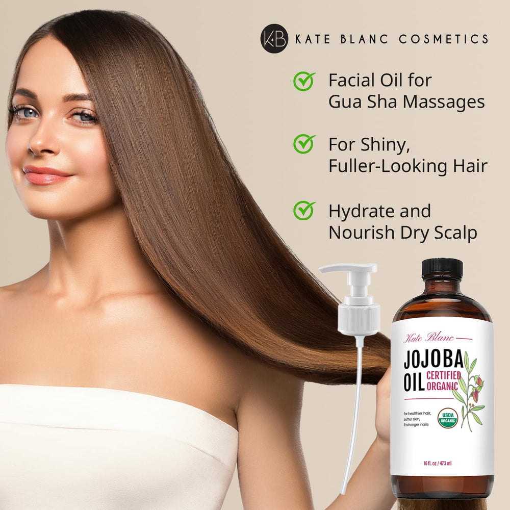 Aceite facial ligero de Kate Blanc para un acabado suave sin grasa