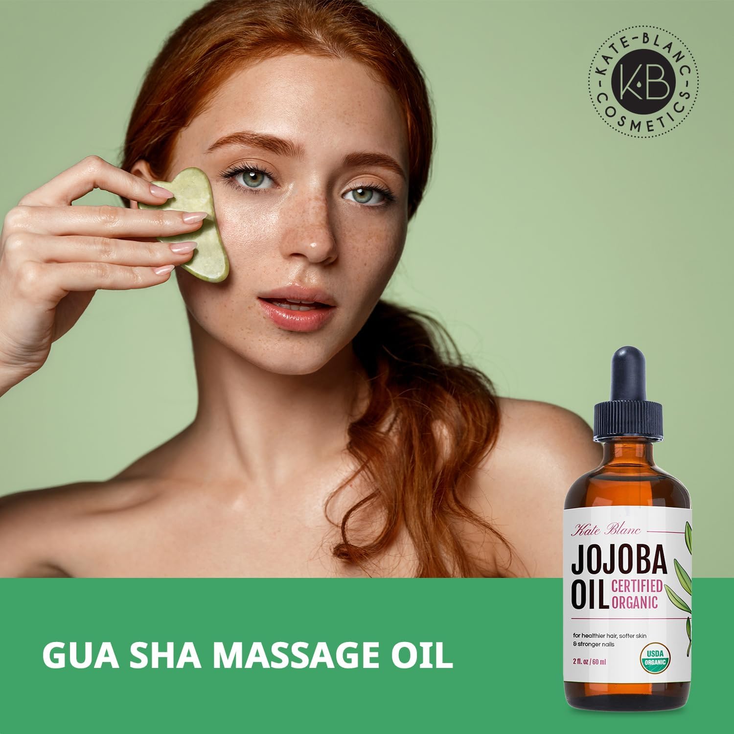 Uso en cabello: aceite de jojoba para suavidad y brillo natural.