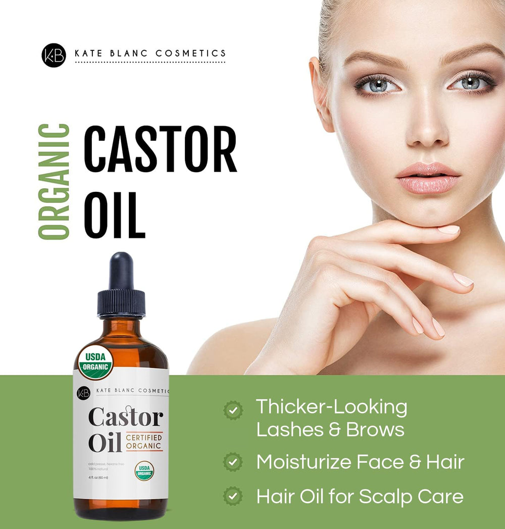 Aplicador para Aceite de Ricino Kate Blanc Cosmetics, aplicación precisa en cejas y pestañas