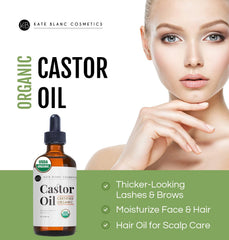 Aplicador para Aceite de Ricino Kate Blanc Cosmetics, aplicación precisa en cejas y pestañas