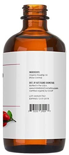 Kate Blanc Cosmetics aceite de rosa mosqueta, uso para cabello y uñas con brillo