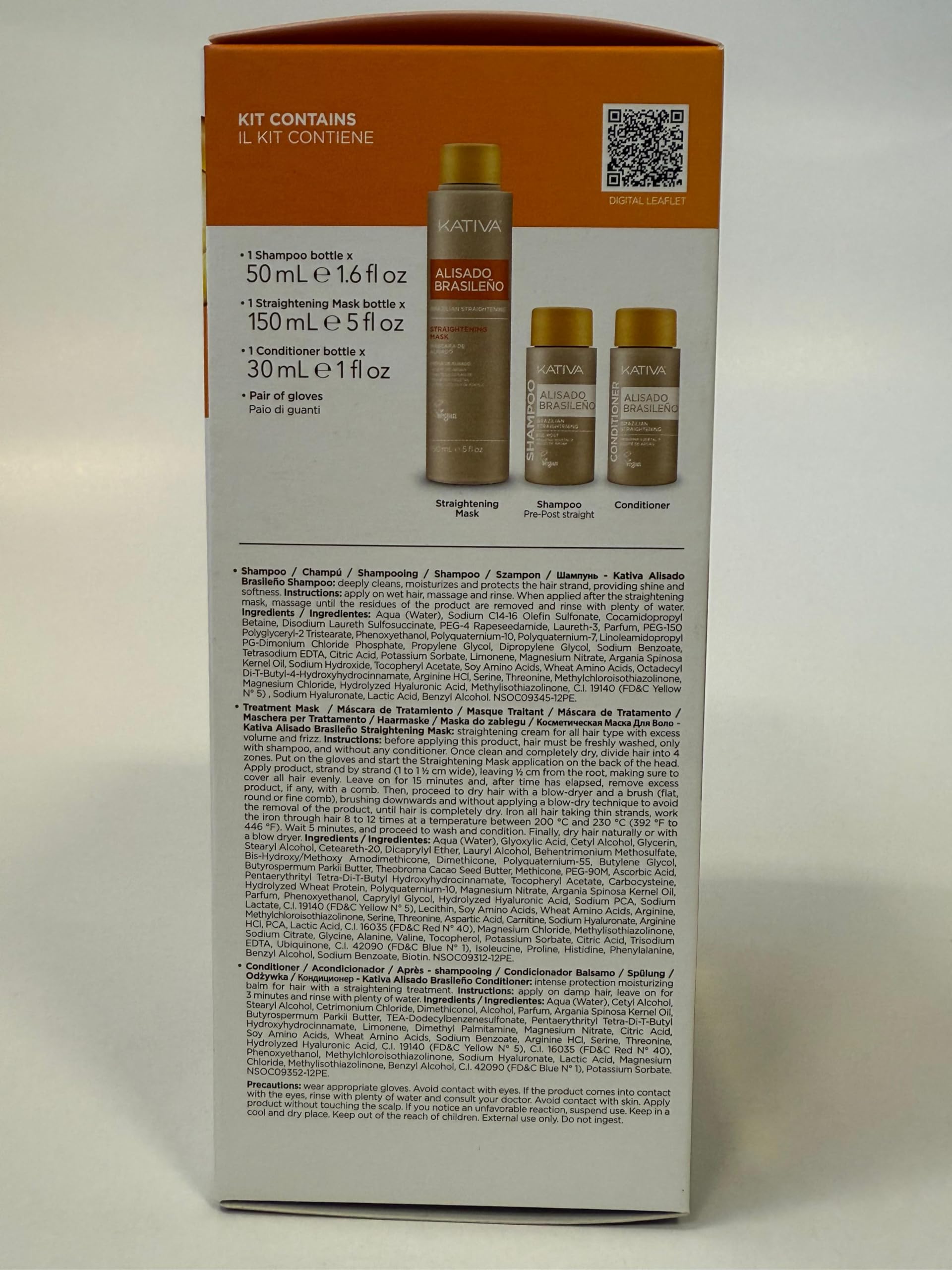 KATIVA control de frizz y humedad, champú diario para cabello disciplinado.