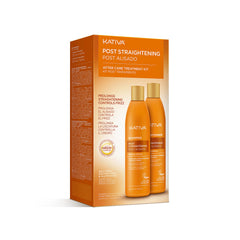 Kativa post-alisado champú en botella para cabello liso y suave