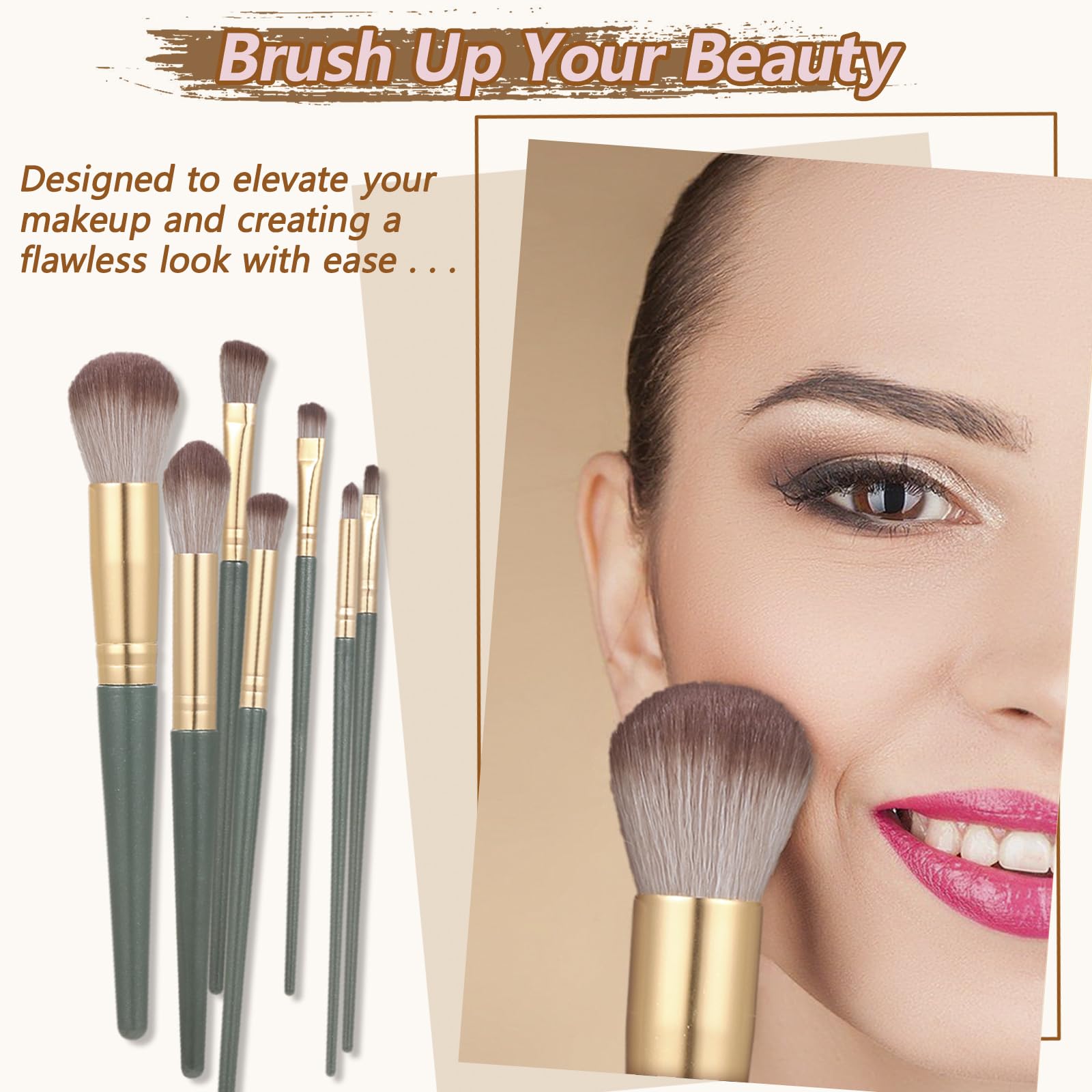 KAVCENT brochas de maquillaje para una aplicación suave y profesional