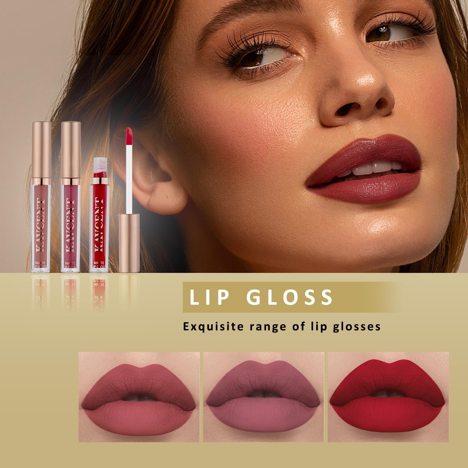 KAVCENT Conjunto maquillaje mascara pestañas para volumen y definición visibles