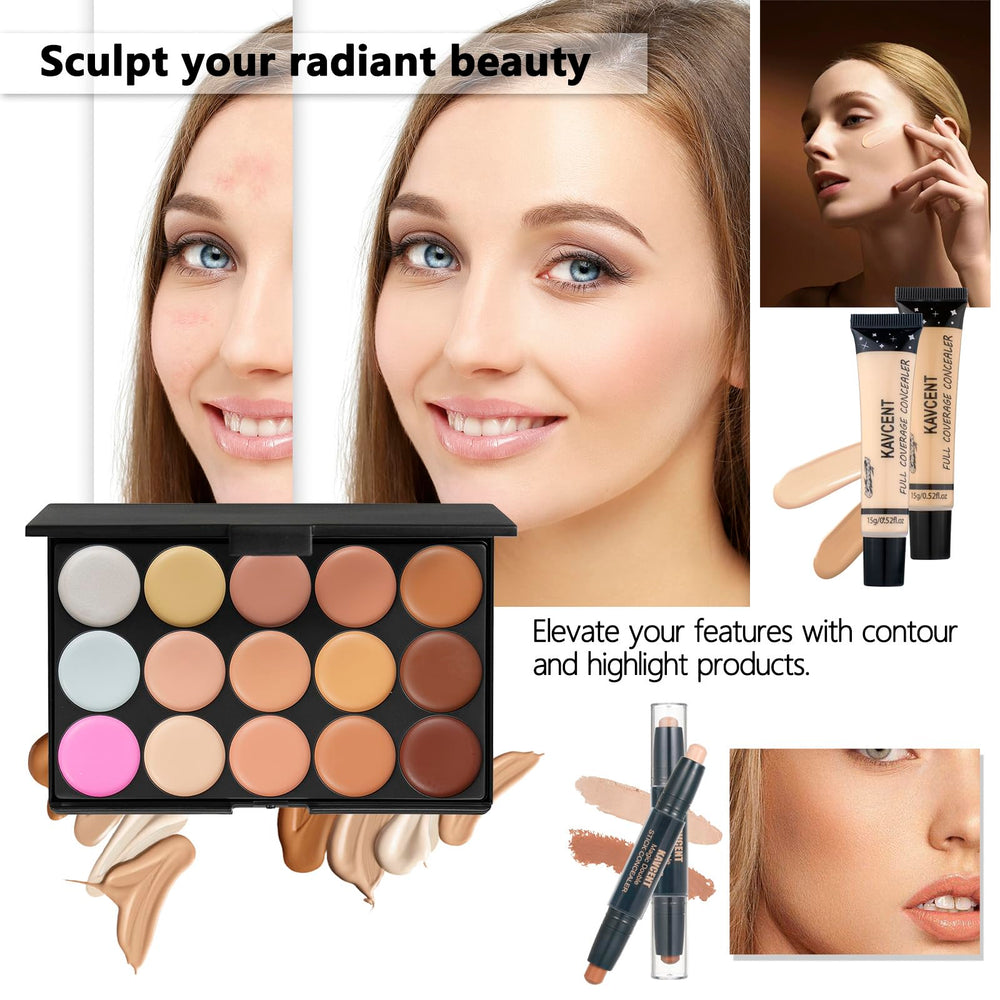 kavcent conjunto regalo maquillaje para adolescentes: ideal para cumpleaños y Navidad