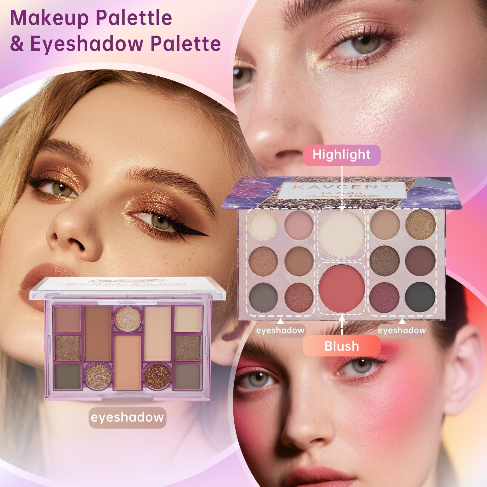 KAVCENT foundation and concealer duo for smooth, even skin tone