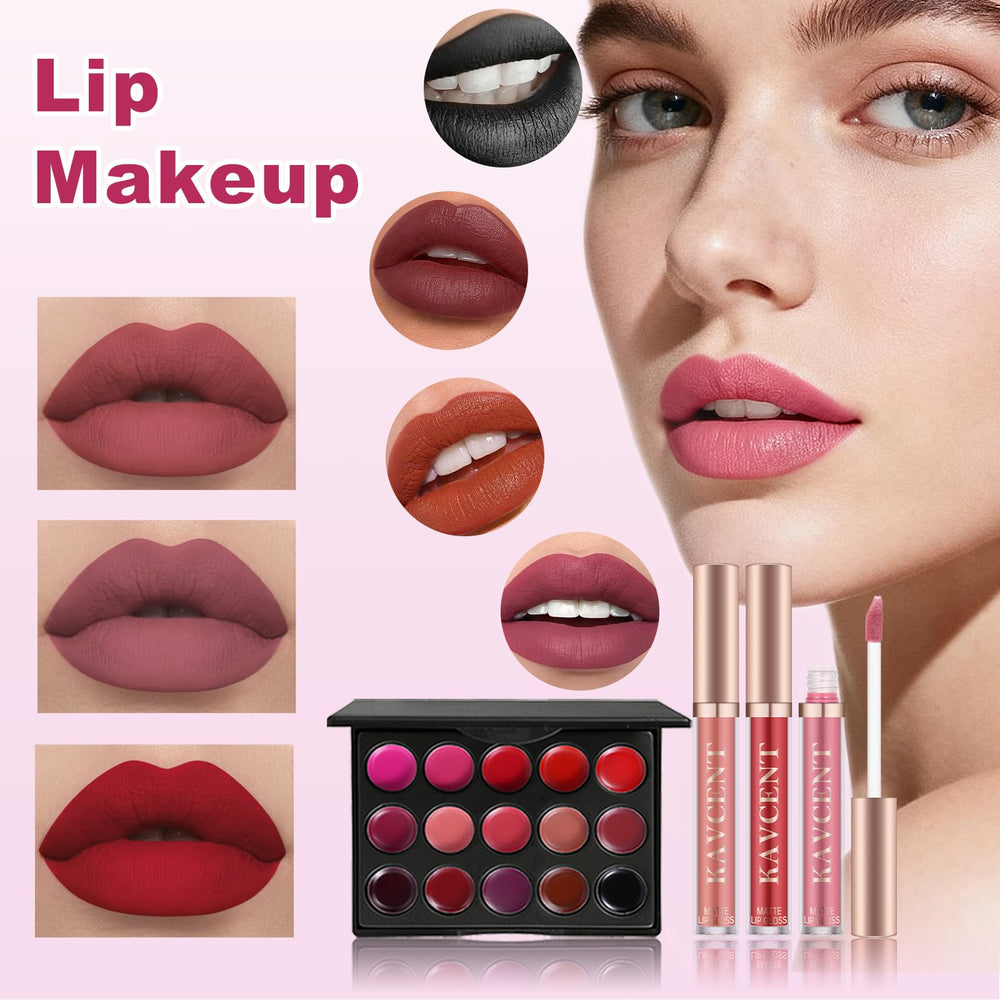 KAVCENT lipstick paleta colección de tonos para distintas ocasiones