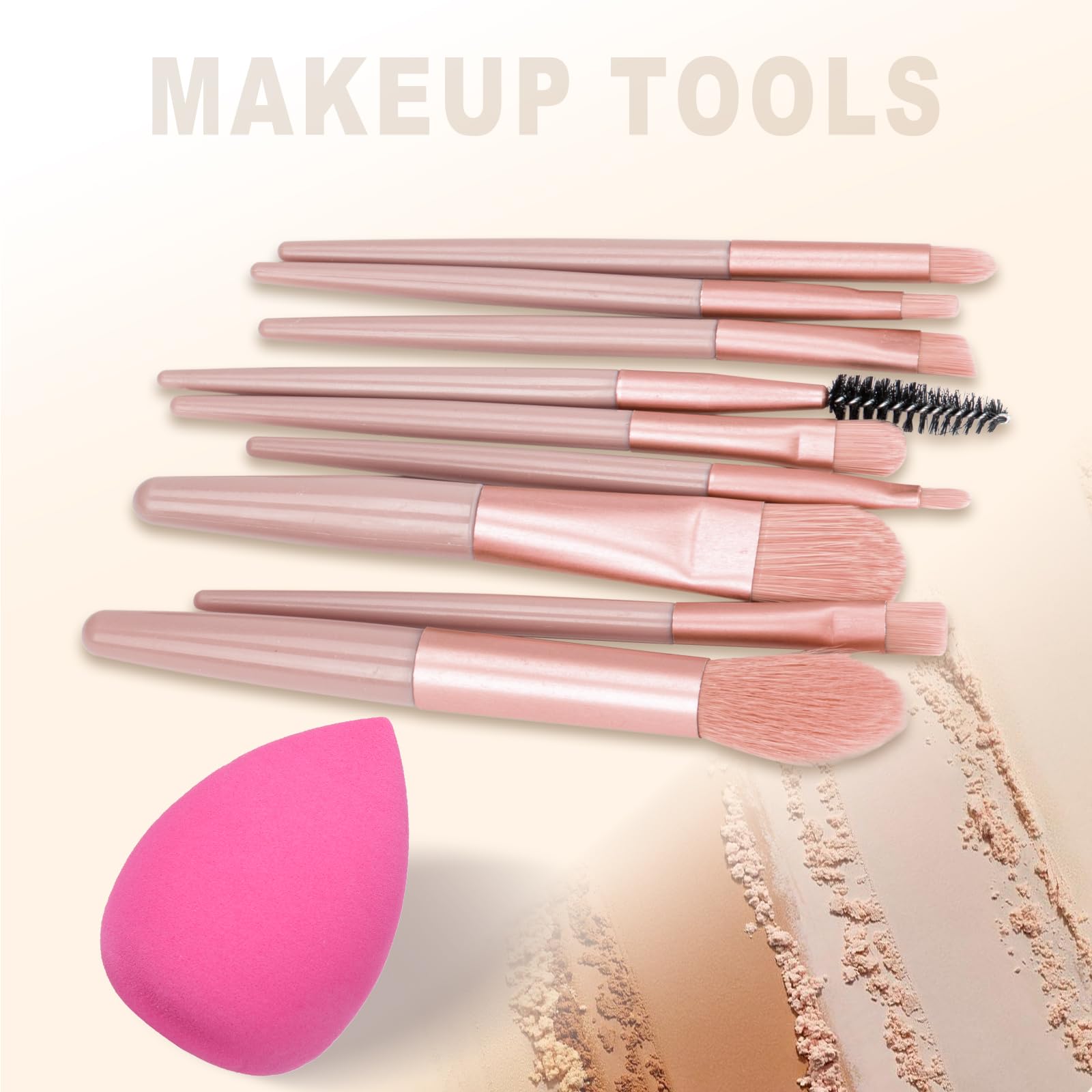 KAVCENT brochas y pinceles, kit completo para aplicar maquillaje con precisión