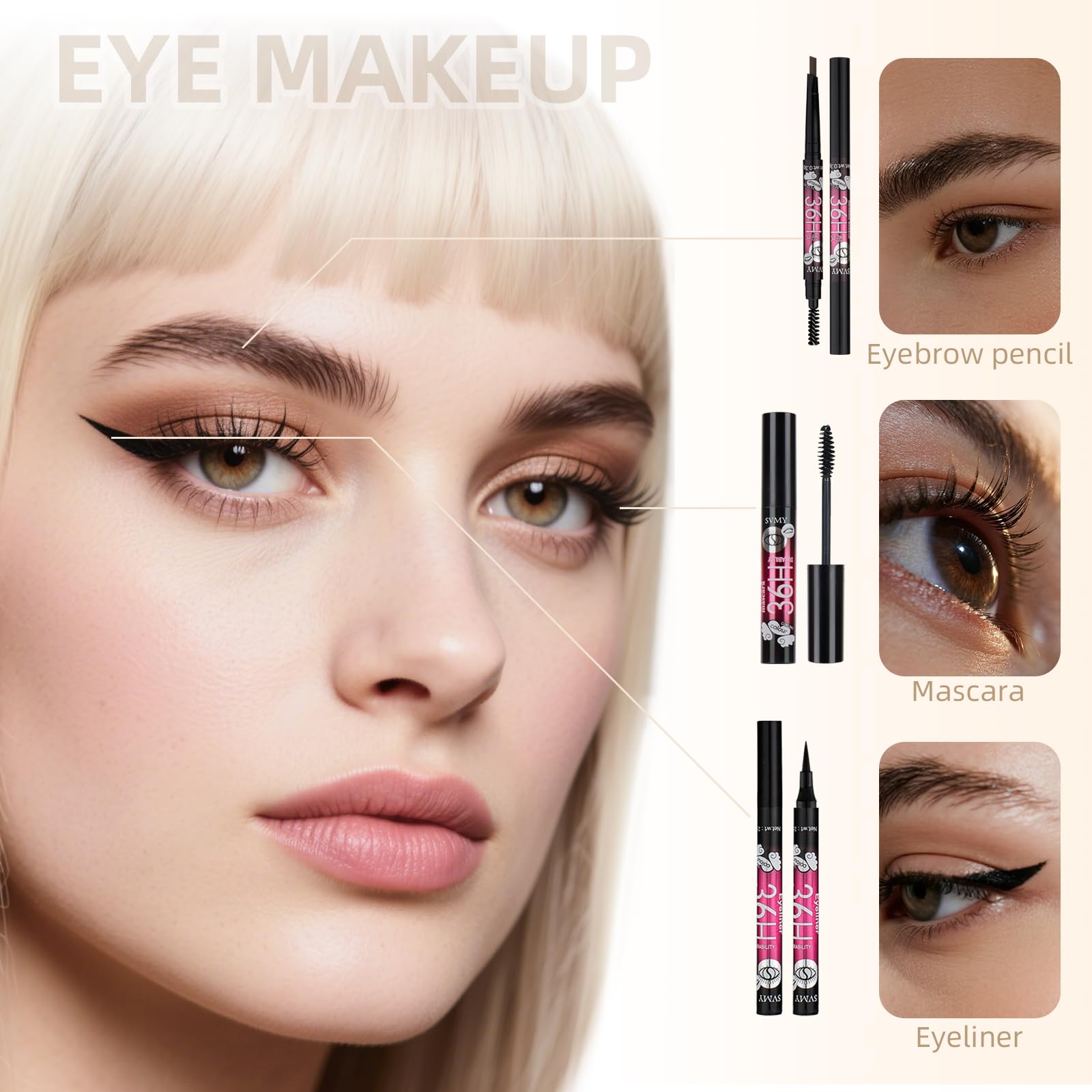 KAVCENT mascara, volumen y definición para pestañas