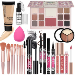 KAVCENT set maquillaje paleta colores, tono intenso para looks diarios
