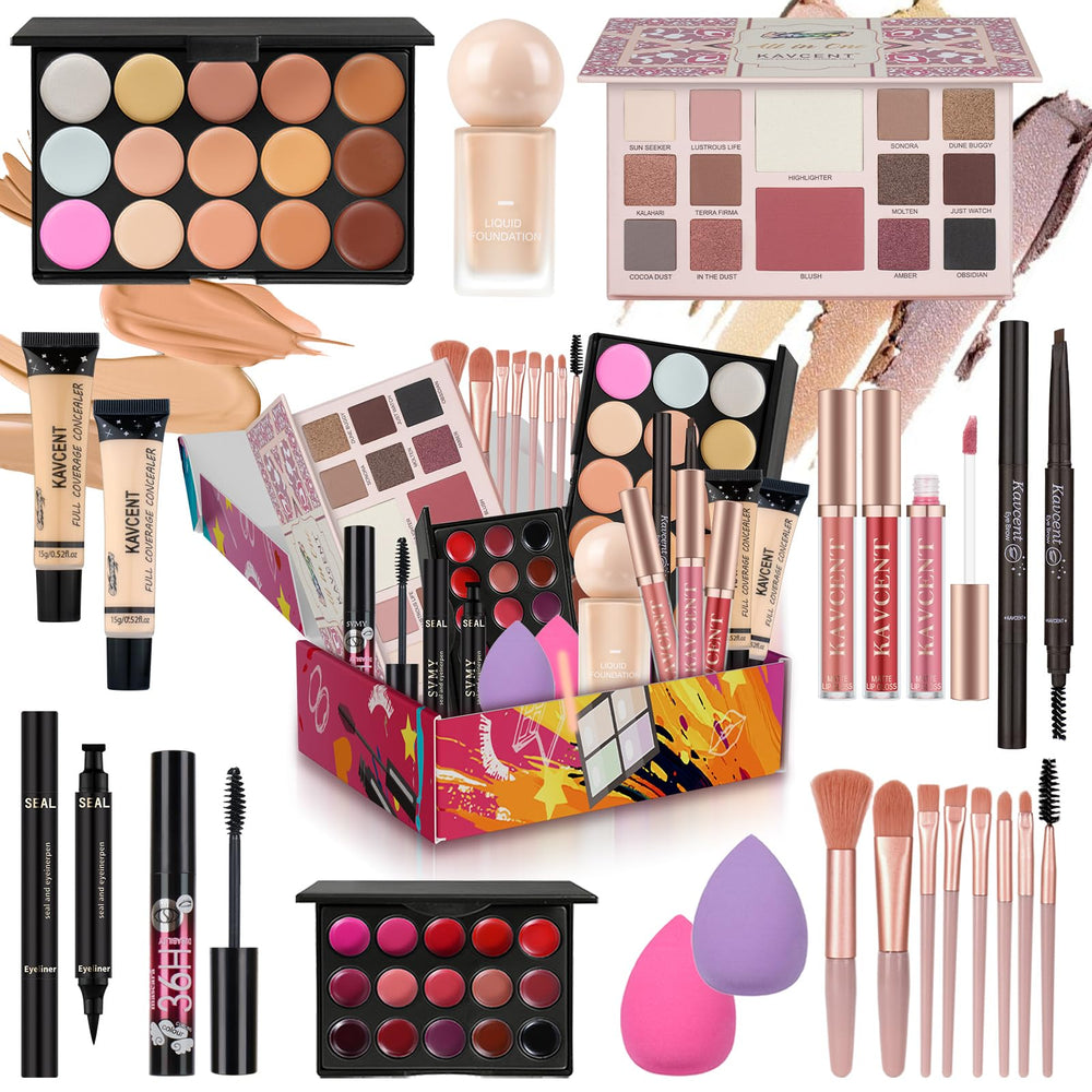 KAVCENT paleta sombras 14 colores para looks versátiles y duraderos