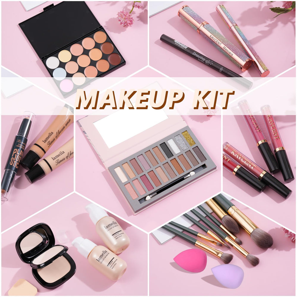 KAVCENT pinceles de maquillaje kit para aplicación suave y uniforme