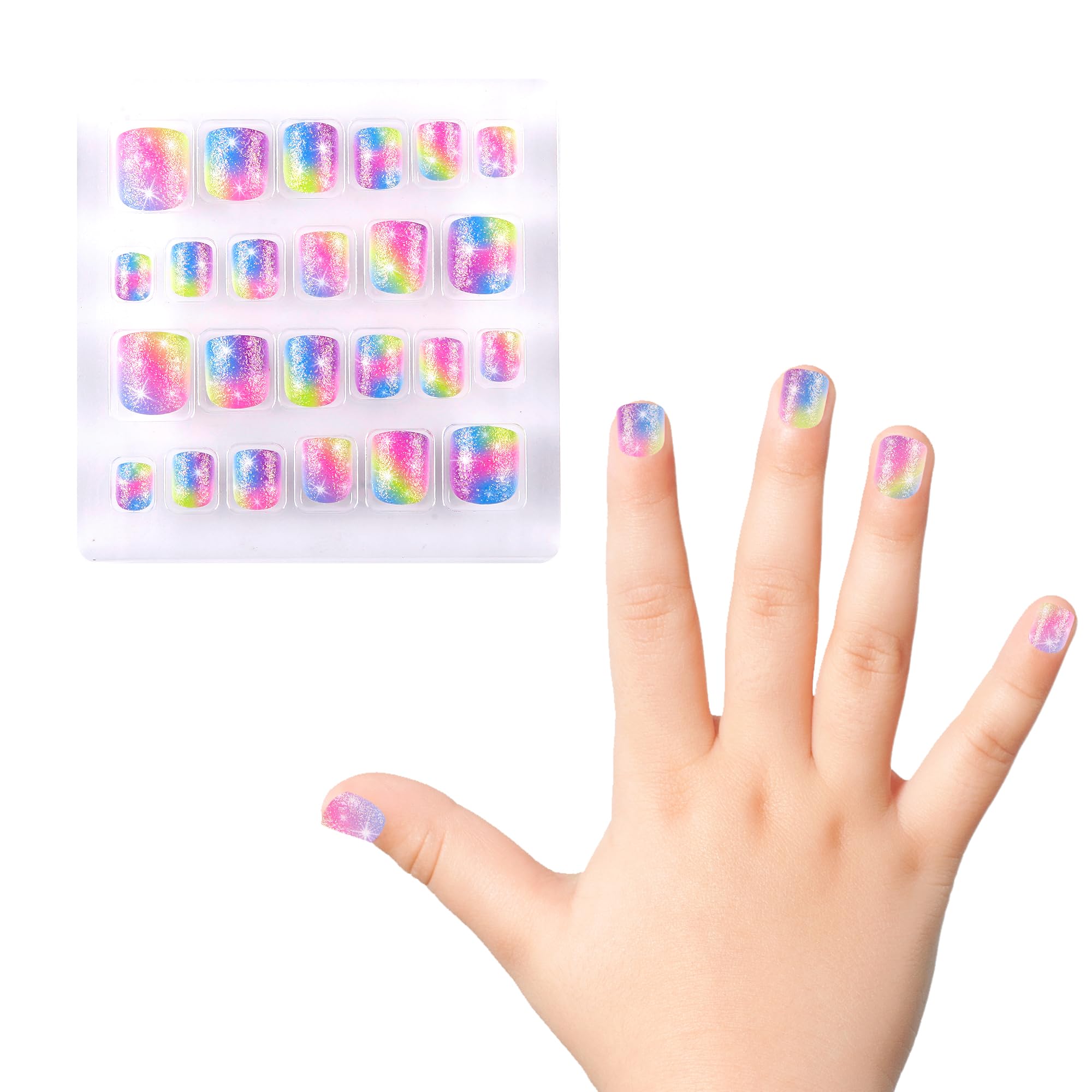 Kawyehu Uñas para Niños empacado en 3 cajas, regalo perfecto.