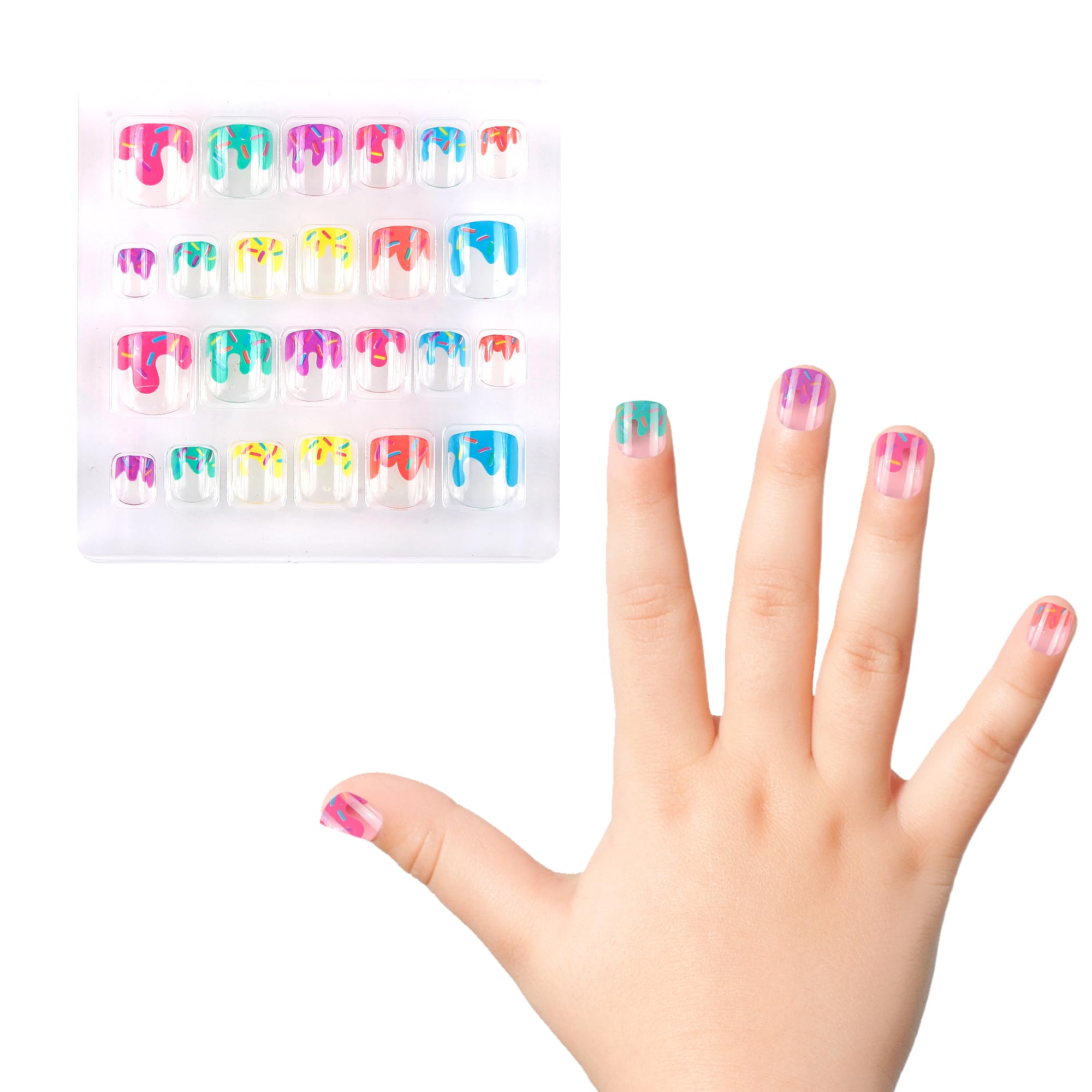 Kawyehu Uñas para Niños de tamaño corto, ajuste cómodo.