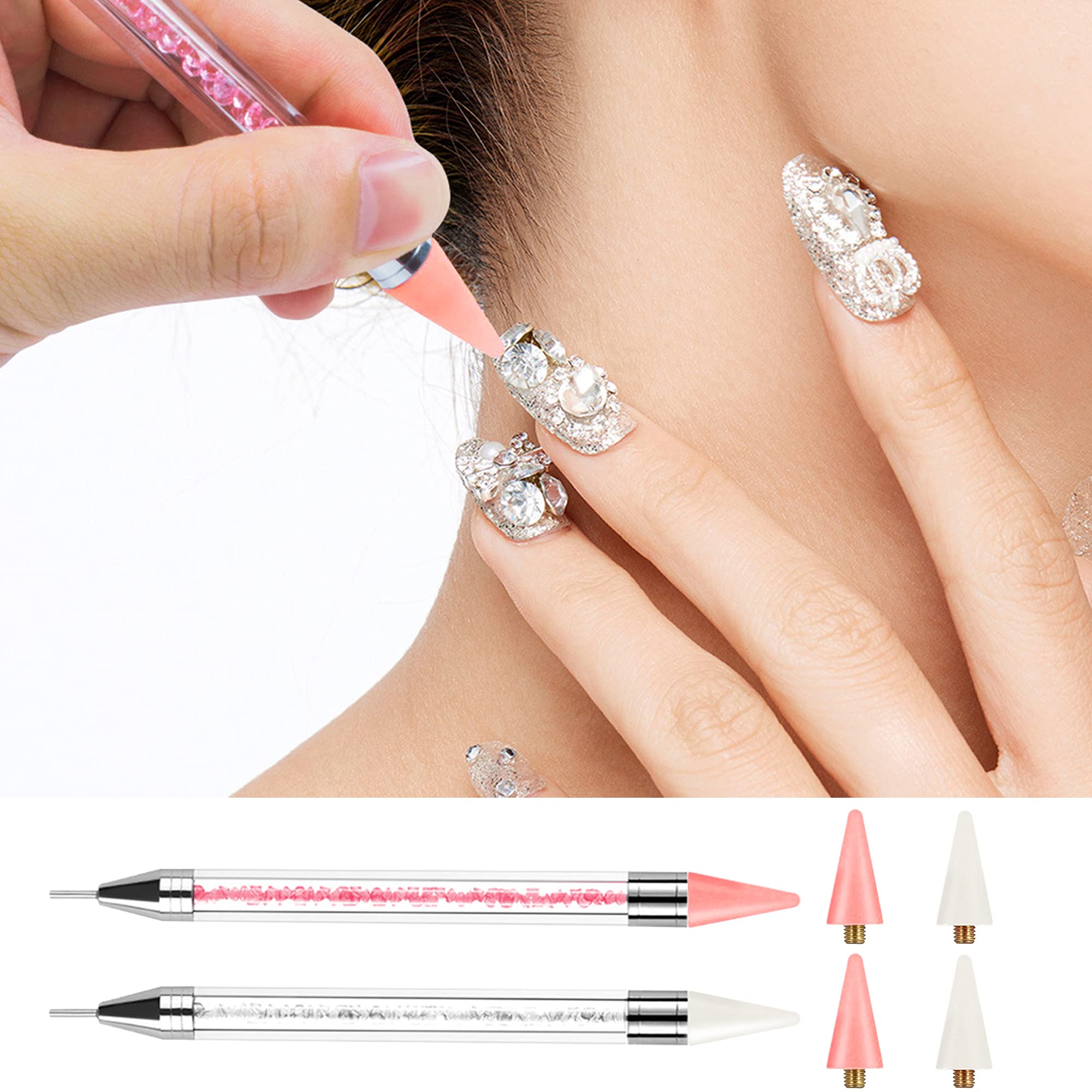 Kaychan puntas de wax extra para sesiones de manicura prolongadas.