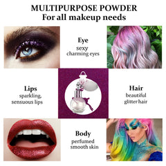 Kaynest glitter para cabello aporta destellos sutiles sin irritación