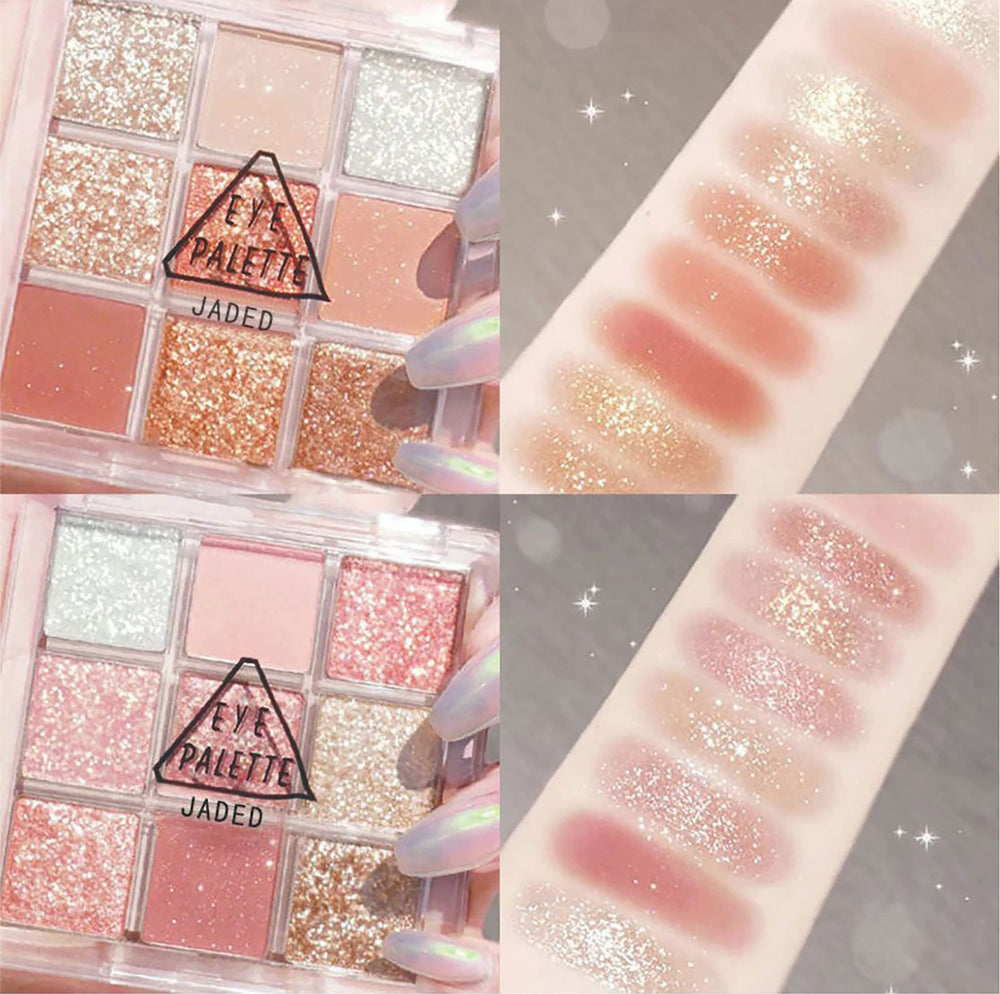 Kayswang paleta sombras aplicación suave con poco polvo para difuminar