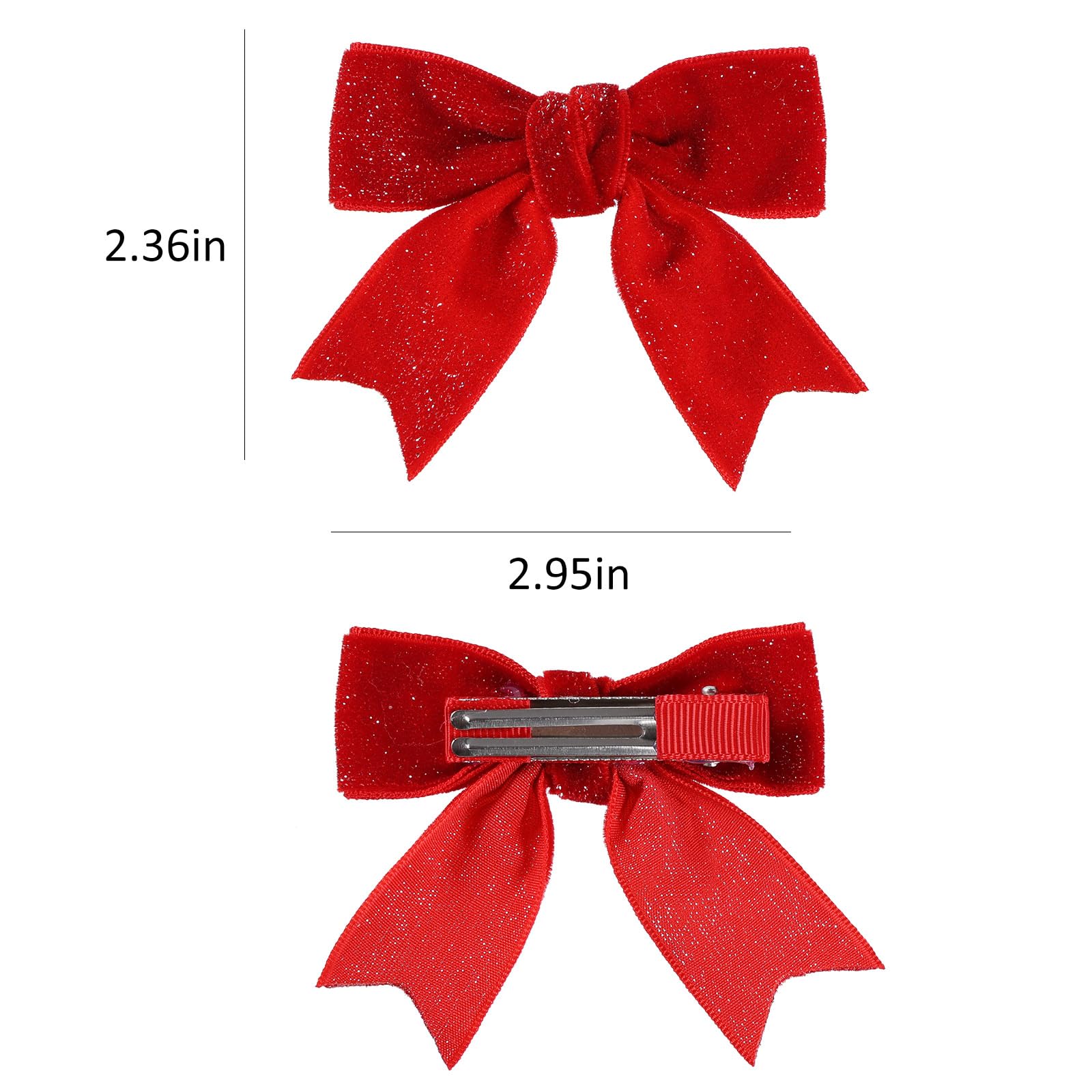 KCHIES uso diario lazo rojo brillante para niñas