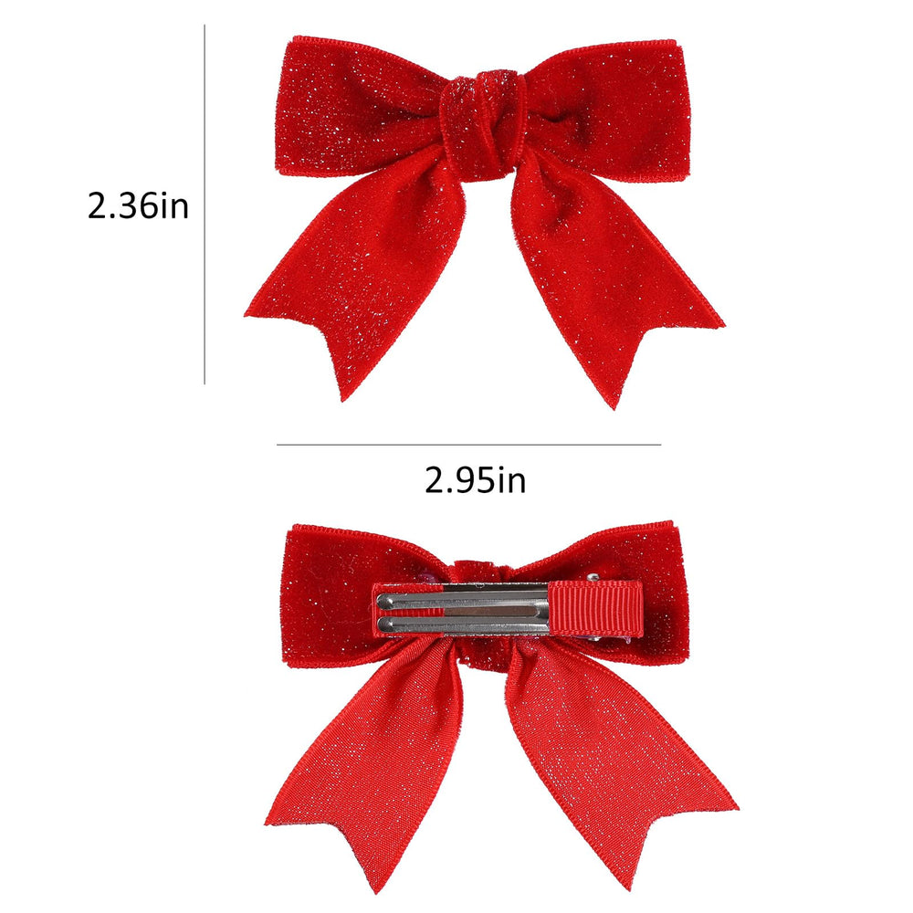 KCHIES uso diario lazo rojo brillante para niñas