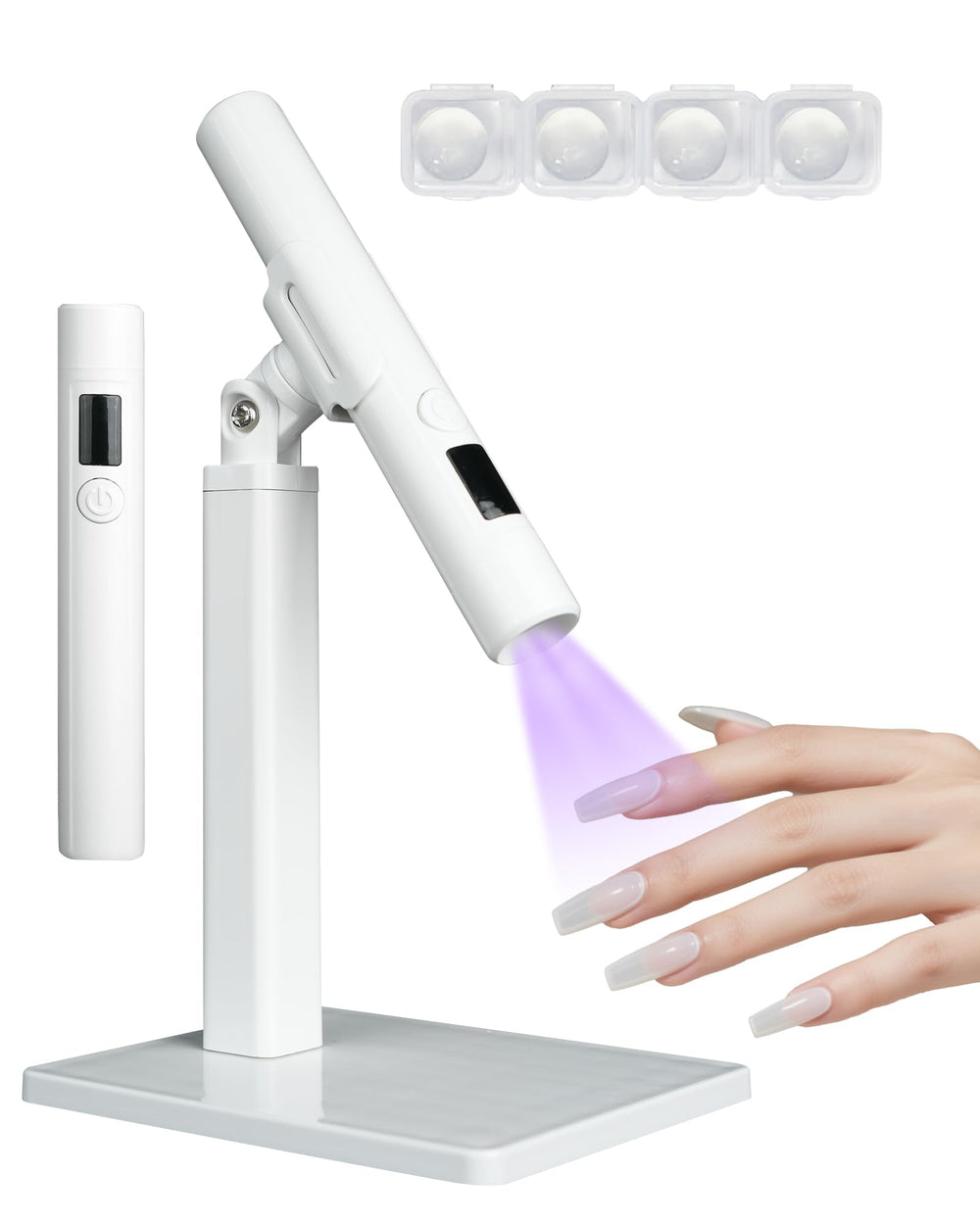 Luz UV mini KeepTwenty para uñas, secado rápido y uniforme.
