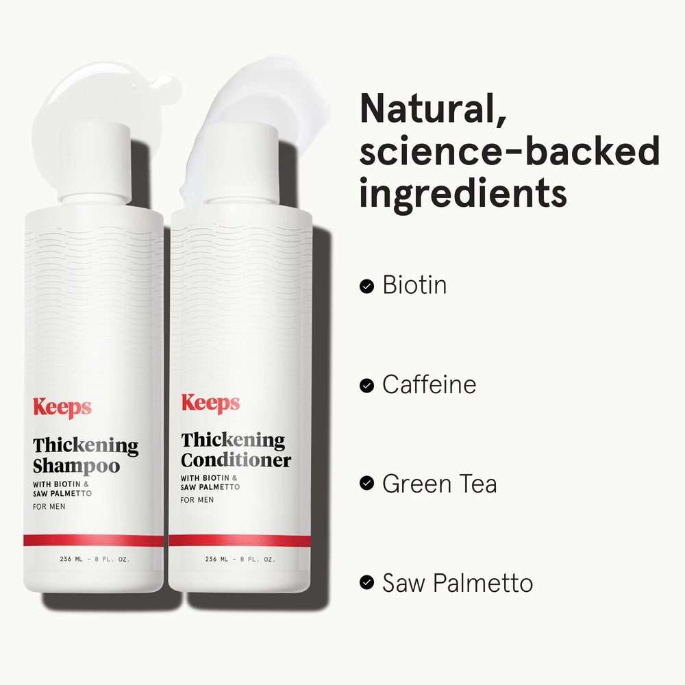 Keeps champú: textura cremosa al aplicar para cabello más manejable