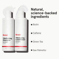 Keeps champú: textura cremosa al aplicar para cabello más manejable