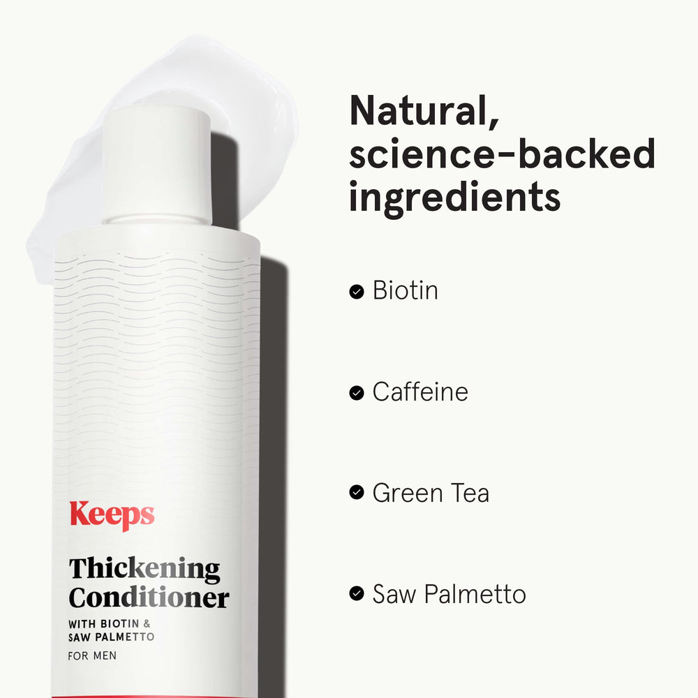 Keeps conditionneur, cheveux brillants et sains après utilisation