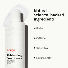 Keeps conditionneur, cheveux brillants et sains après utilisation