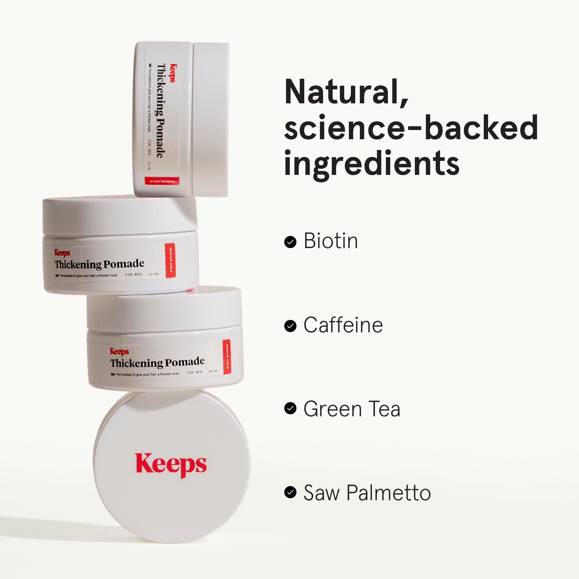 Keeps Pommade Matte: finition mate qui dure toute la journée.