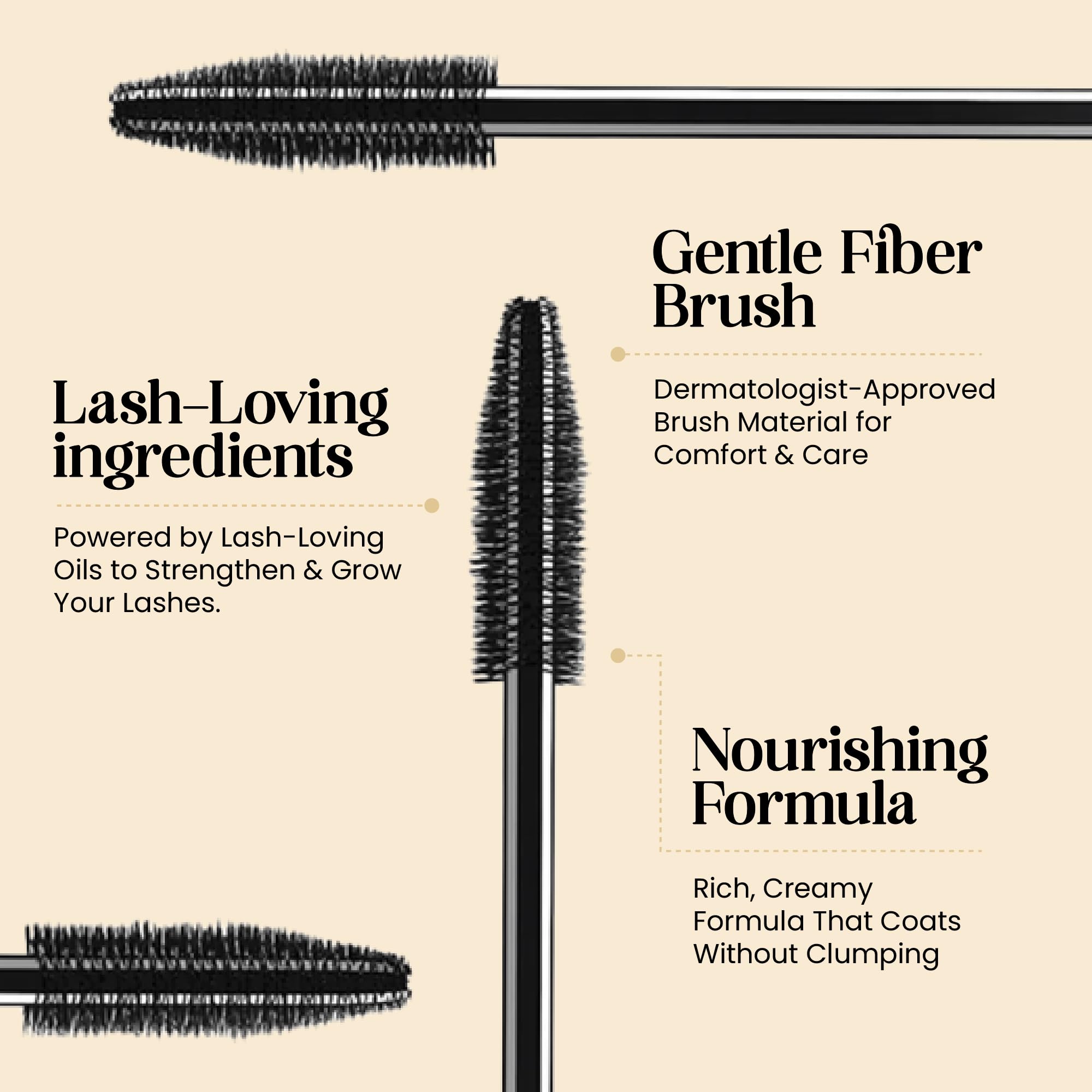 Kehlya Beauty Mascara resistente al agua que mantiene el look sin retoques