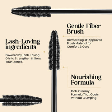 Kehlya Beauty Mascara resistente al agua que mantiene el look sin retoques
