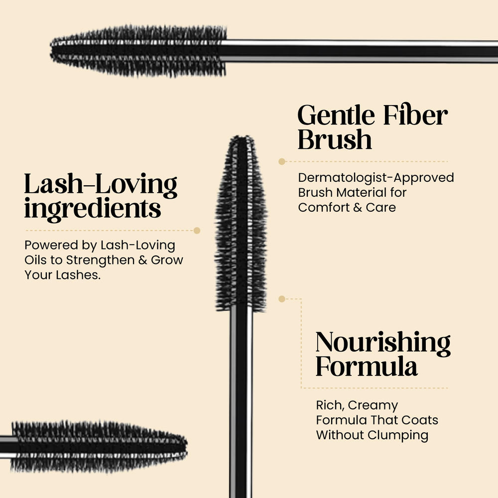Kehlya Beauty Mascara resistente al agua que mantiene el look sin retoques