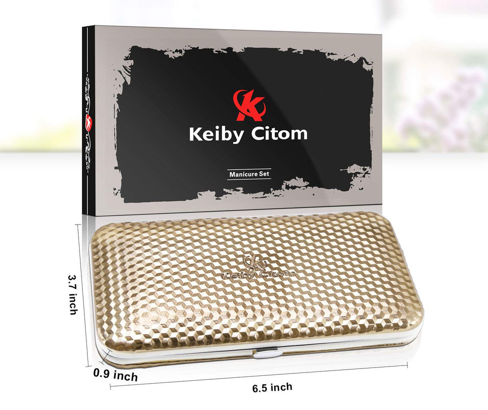 Keiby Citom cortaúñas en acero inoxidable para acabado limpio.