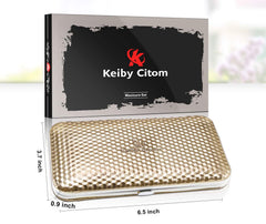 Keiby Citom cortaúñas en acero inoxidable para acabado limpio.