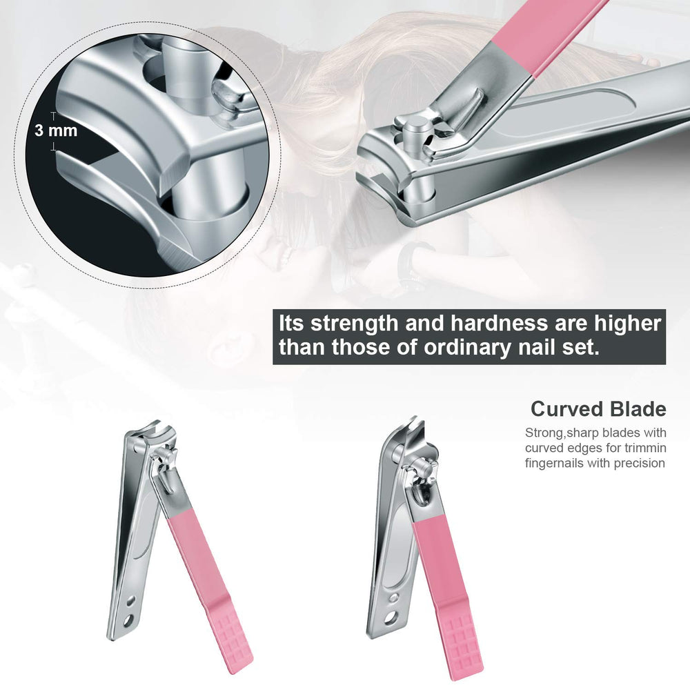 Tijeras Keiby Citom rosa; diseño ergonómico para manejo cómodo.
