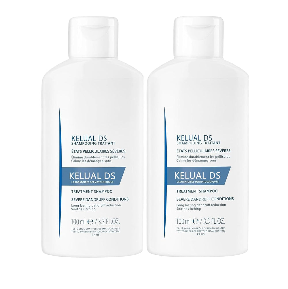 KELUAL DS Anticaspa botella, cuidado del cuero cabelludo con tratamiento prolongado.