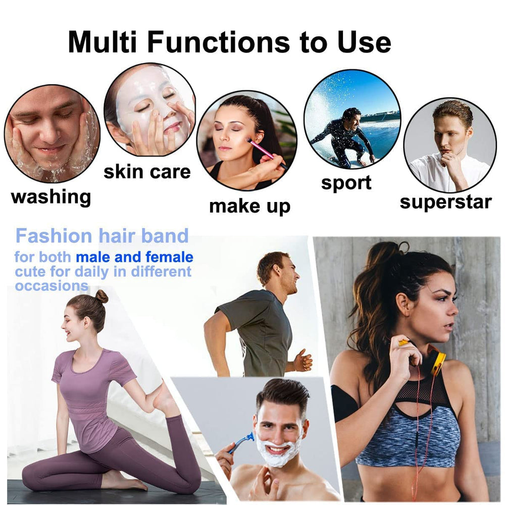 KELUBATU cintas de cabello metálicas, fáciles de combinar con atuendos diarios.