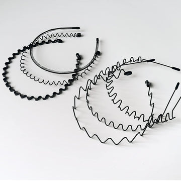 KELUBATU bandas metálicas para cabello, seguras durante ejercicios intensos.