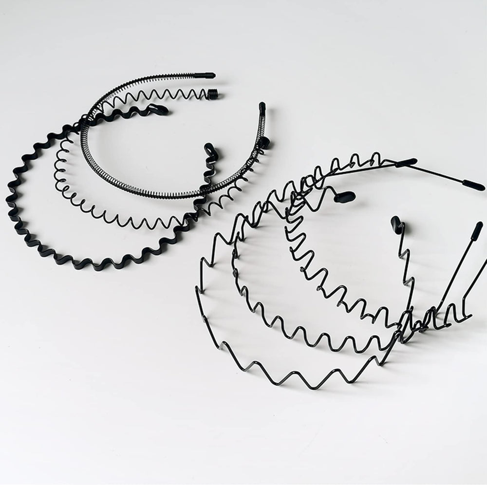 KELUBATU bandas metálicas para cabello, seguras durante ejercicios intensos.