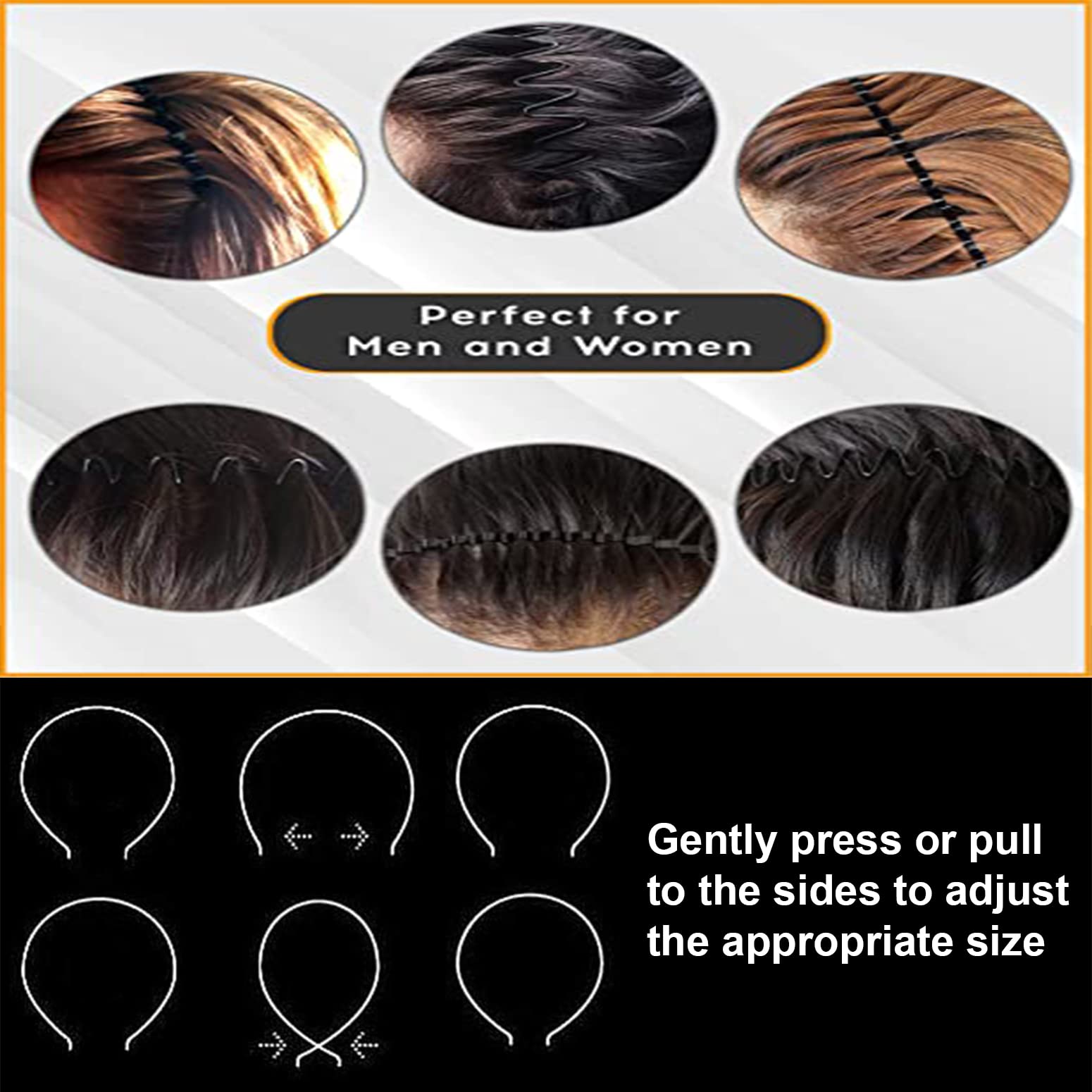 KELUBATU accesorio deportivo metálico para cabello, ideal durante entrenamientos.