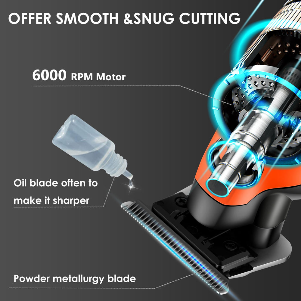 KEMEI 2293 motor potente y silencioso para diferentes texturas de pelo.