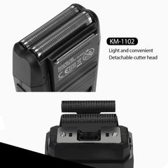 Kemei diseño inalambrico para uso en viaje, sin cables.