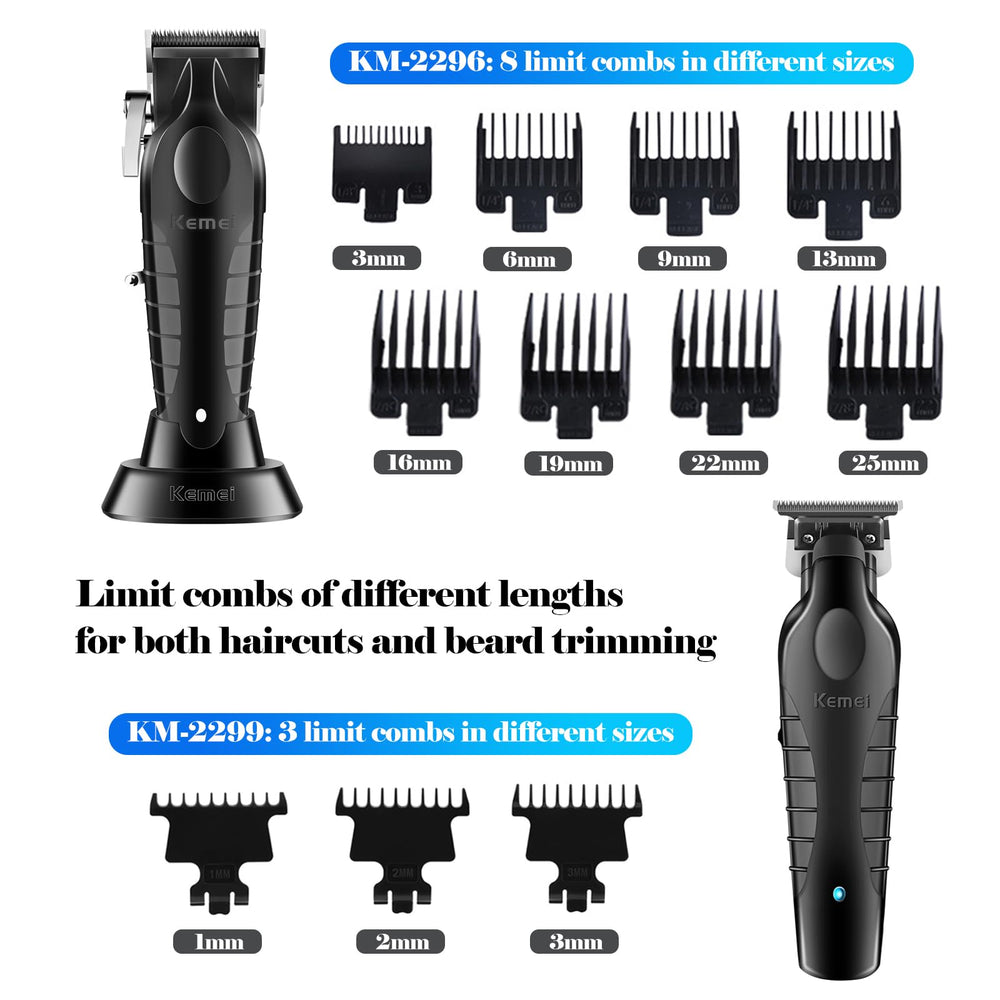 KEMEI cuchilla de lámina doble para un afeitado cómodo y preciso.