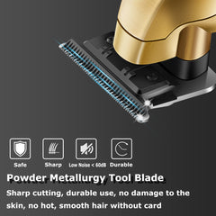 KEMEI 2293: motor potente de 6000 RPM, corte suave.