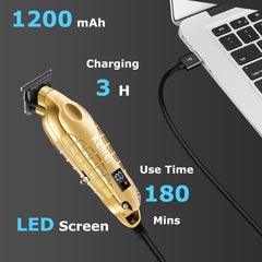 KEMEI 2293: pantalla LED para controlar la batería.