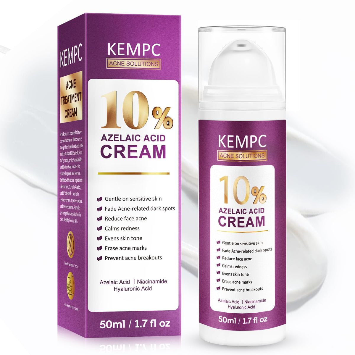 Kempc tratamiento acne cistico en bote para piel más clara