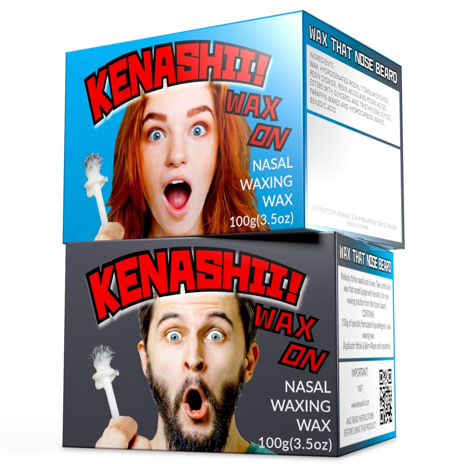 KENASHII Cera nasal, fórmula hipoalergénica que evita quiebres.
