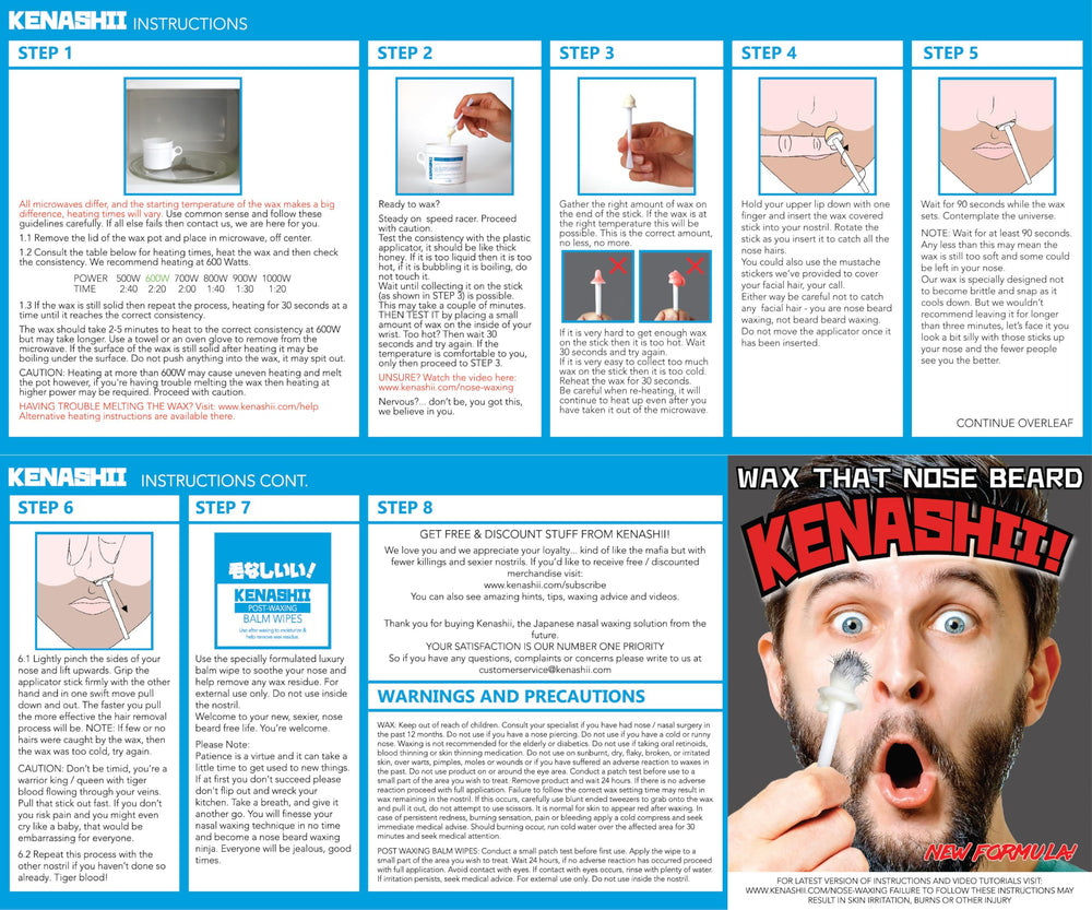 KENASHII cera-nasal-suave-100g: fórmula hipoalergénica para uso cómodo